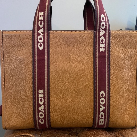 Coach Smith Tote Crossbody Bag In Leather/Silver/Penny Multi Cu997 - Picture 4 of 5